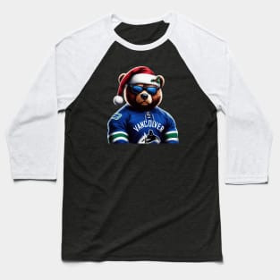 Vancouver Canucks Christmas Baseball T-Shirt